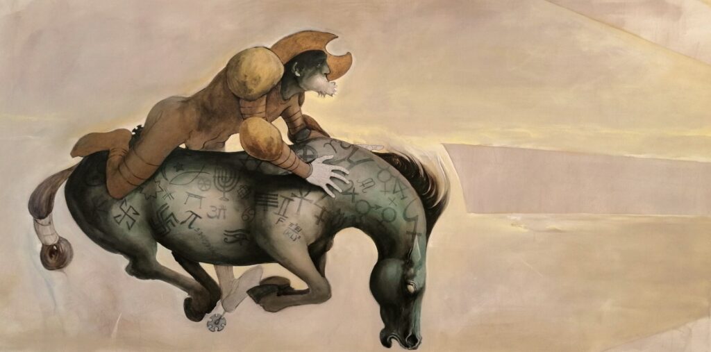 Religulous by Bogdan Constantin, Oil on canvas